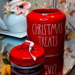 Rae Dunn Christmas  Treats Canister